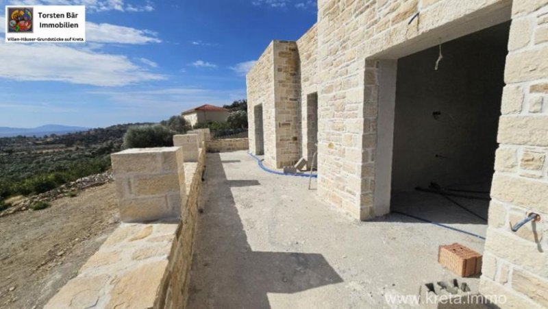 Agia Galini Kreta, Agia Galini - Villa (im Bau 150m²) Wfl. Grdst. 5.736m² Meerblick Haus kaufen